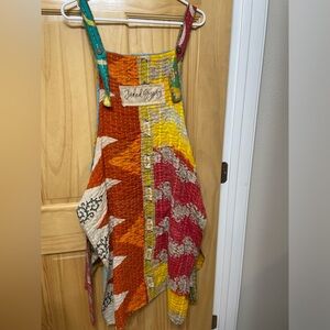 Faded Gypsy reversible patchwork apron
